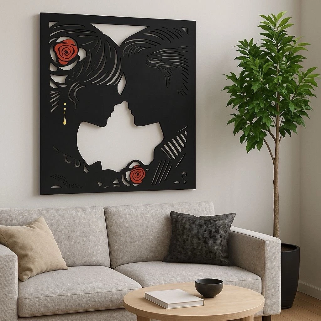 Quadro in legno verniciato – Simbolo dell'amore eterno - immagine 2