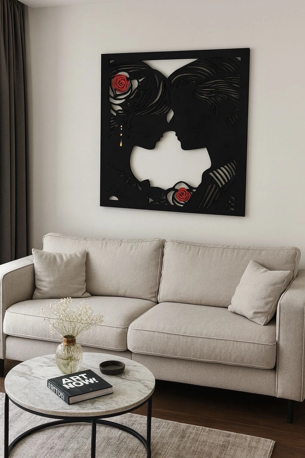 Quadro in legno verniciato – Simbolo dell'amore eterno - immagine 3